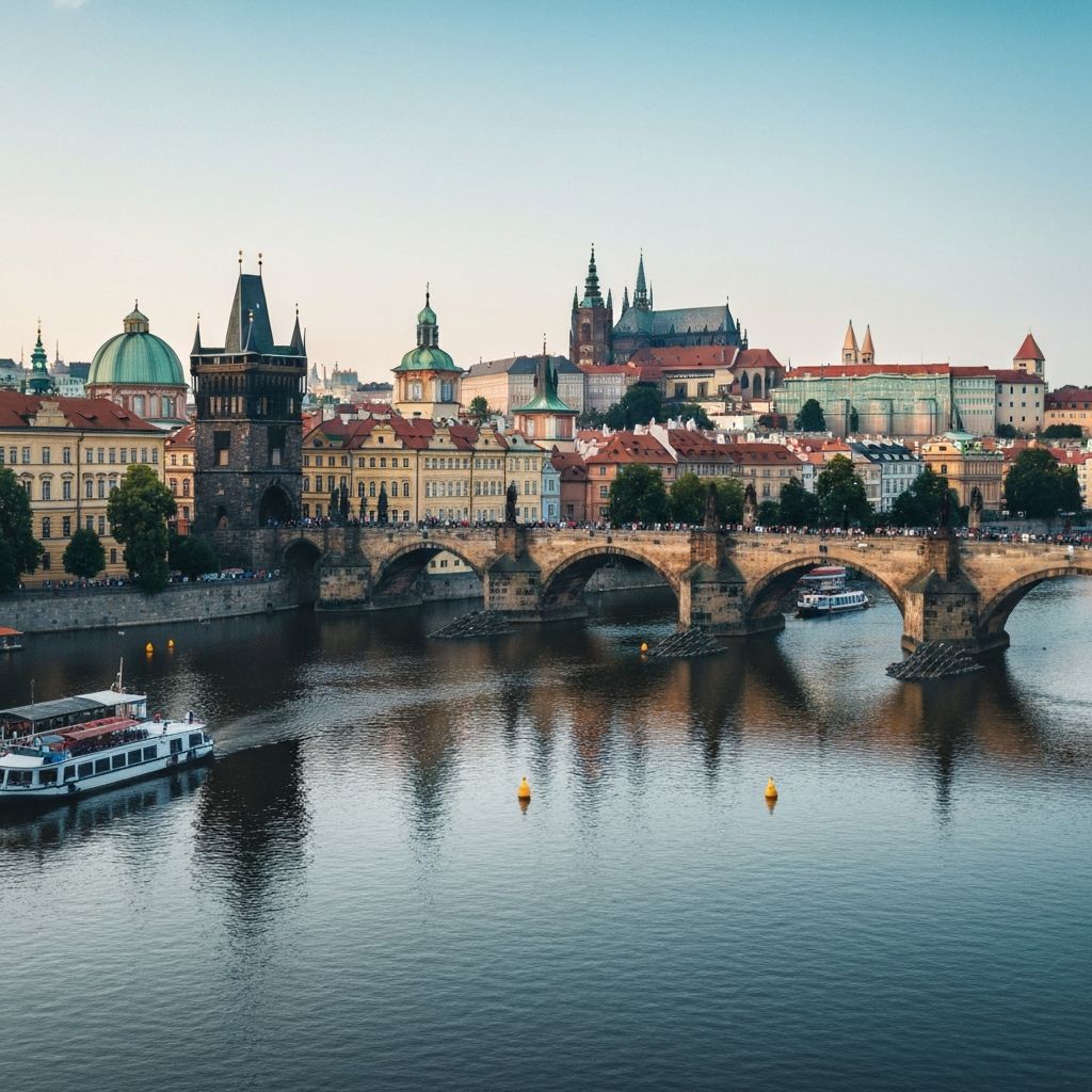 Panoramic view of Prague